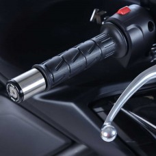 R&G Racing Bar End Sliders for Kawasaki Z650RS '22, ZX-25R '20-'22, ZX-6R 636 '19-'23, Z900 '73-'23, Z900RS '17-'22, Z H2 '00-'23 and KTM 690 Enduro (without brush guards) '07-'20